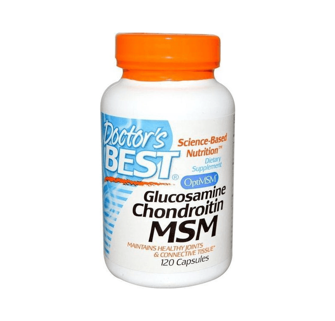 Doctor-s-Best-Glucosamine-chondroitine-en-msm-120-capsules vooraanzicht