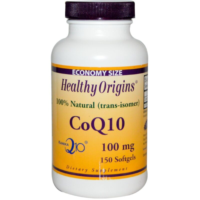 CoQ10 (Kaneka Q10), 100 mg, 150 softgels, Healthy Origins