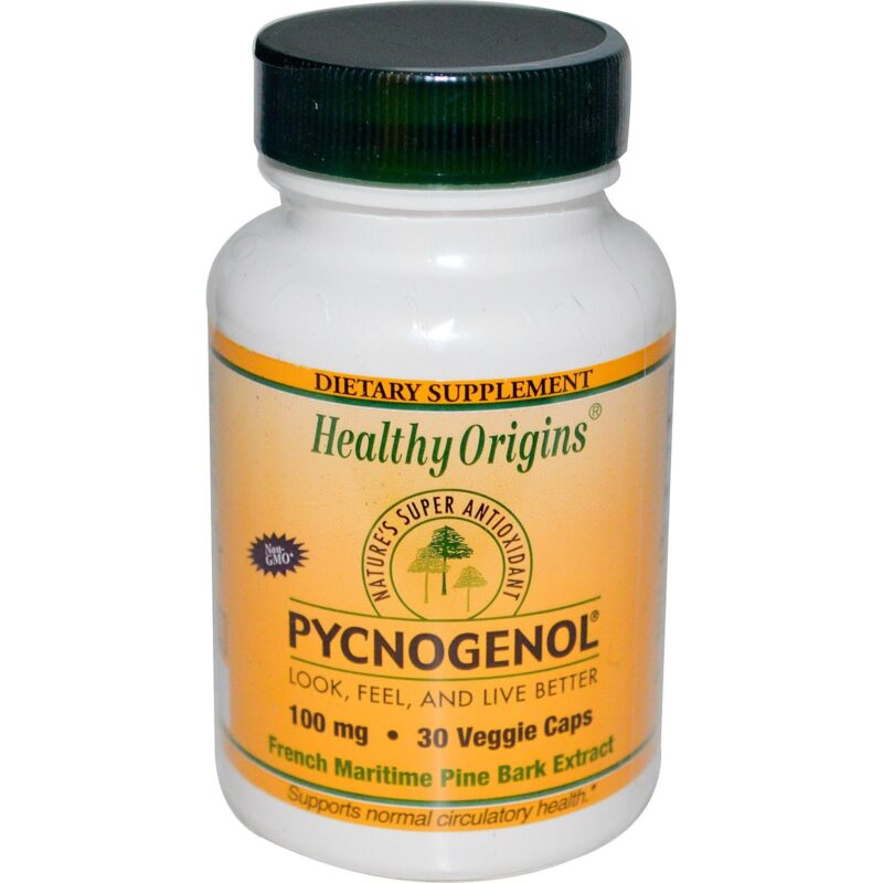 Pycnogenol, 100 mg, 30 veg.caps, Healthy Origins