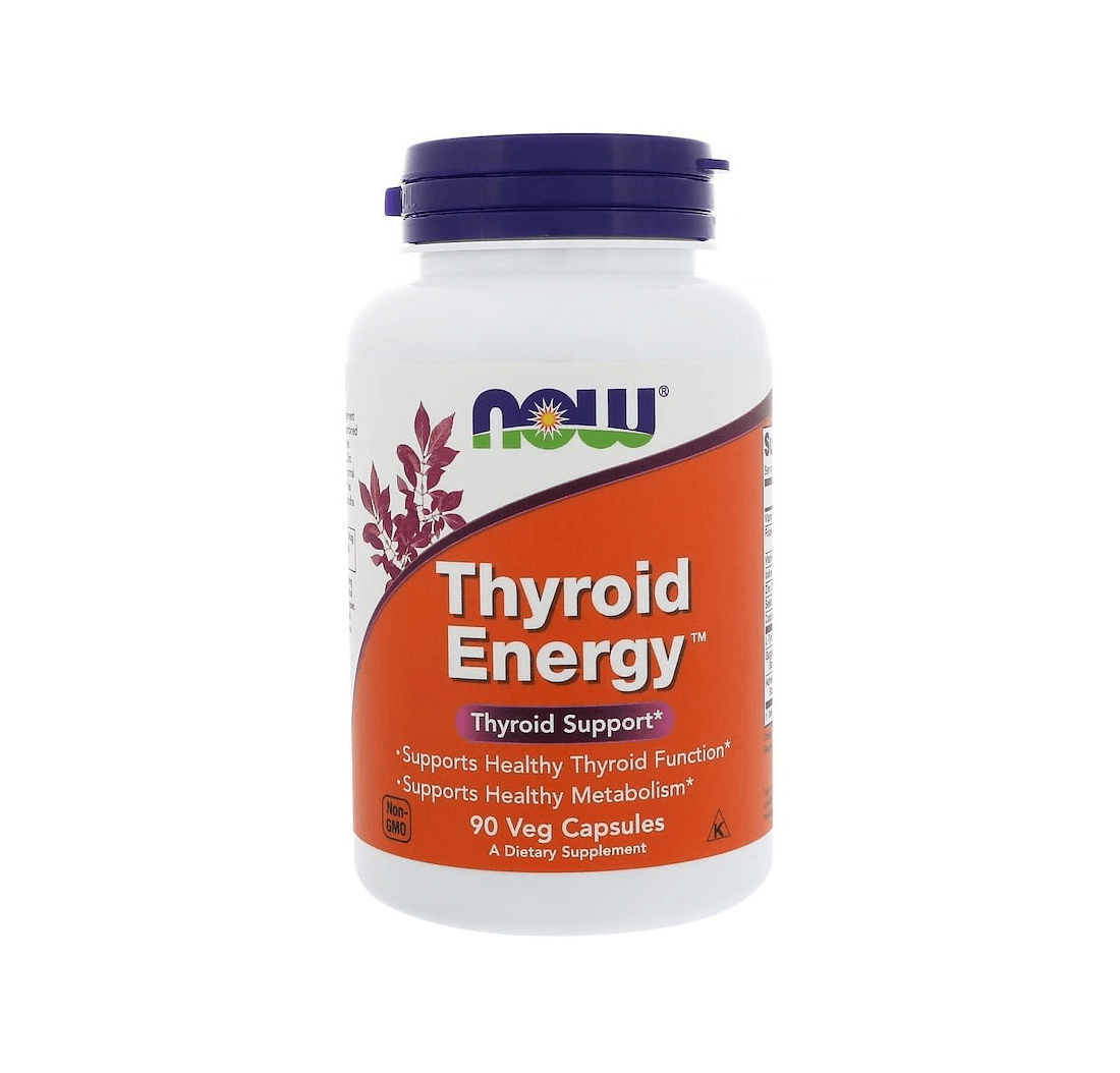 NOW-Foods-Thyroid-Energy-90-veggie-caps vooraanzicht