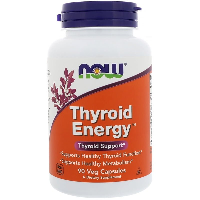 Schildklier energie (Thyroid), 90 caps, NOW Foods