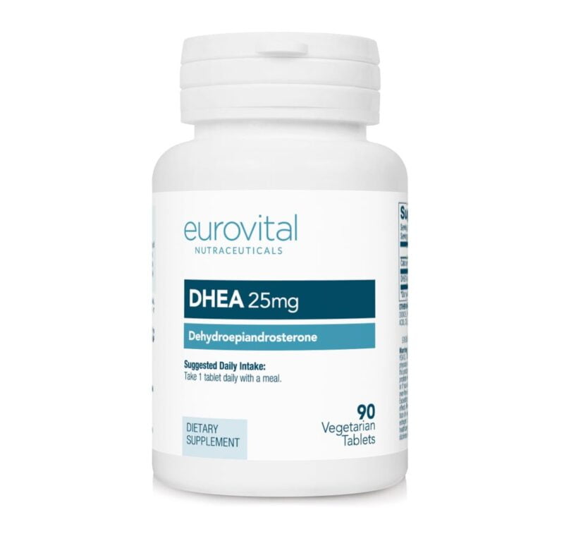 DHEA, 25 mg, 90 tabletten, Eurovital