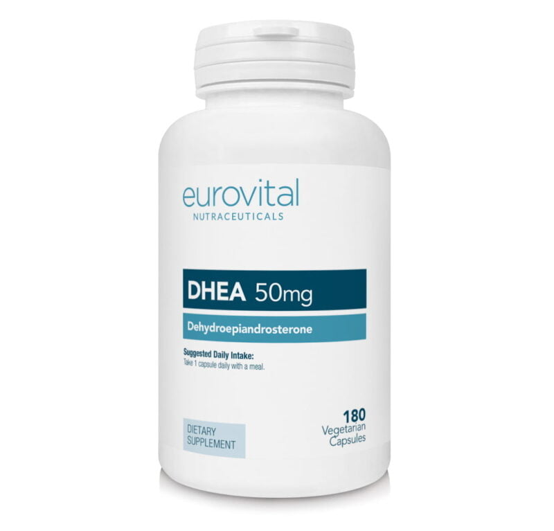 DHEA, 50 mg, 180 veg.caps, Eurovital