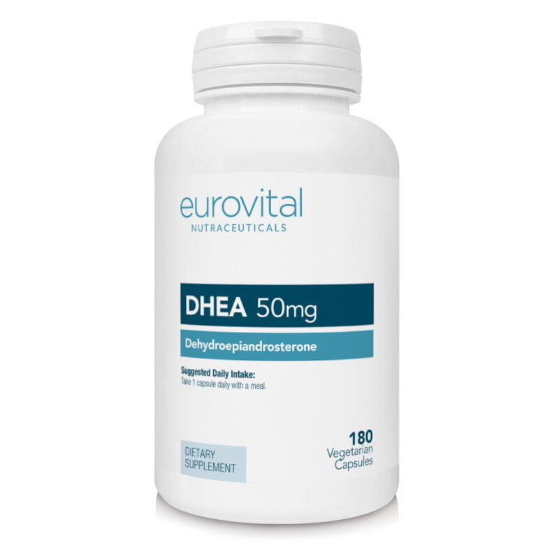 DHEA, 50 mg, 180 veg.caps, Eurovital
