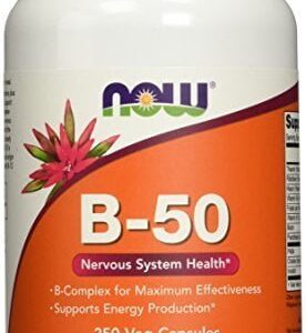 Vitamine B-50, 250 veg.caps, Now Foods