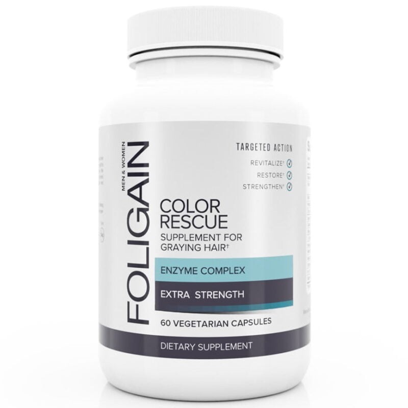 Capsules tegen grijs haar, 60 capsules, Foligain
