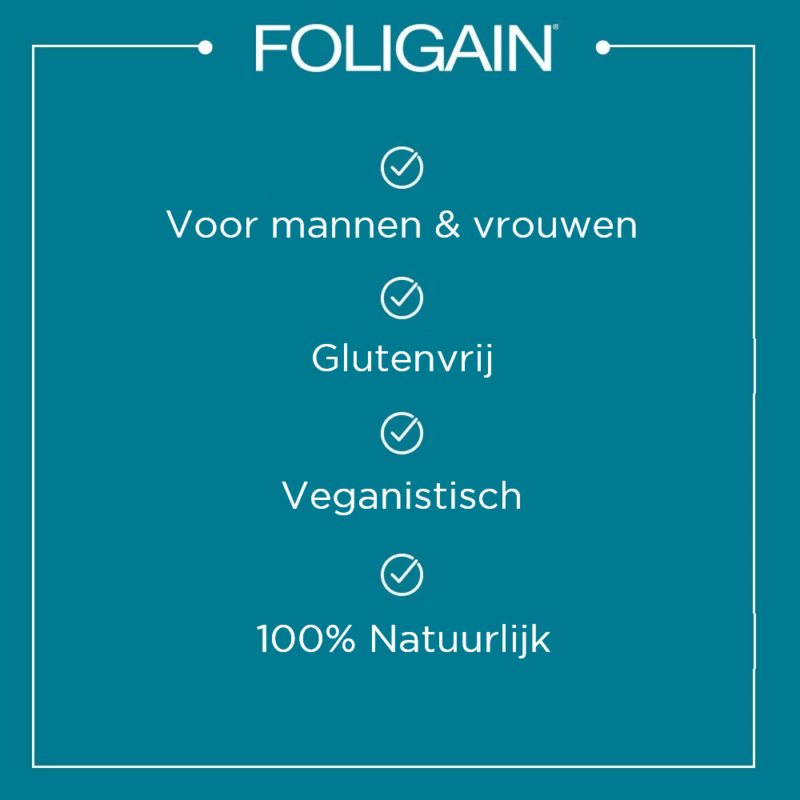 Capsules tegen grijs haar, 60 capsules, Foligain