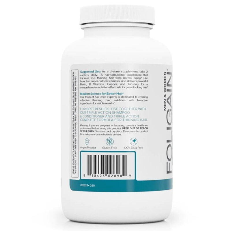 Haargroei Capsules, 60 capsules, Foligain
