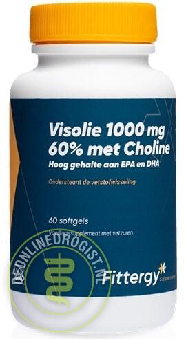 Visolie,1000 mg, 60% met choline, 60 softgels, Fittergy (tht. 11-2025)