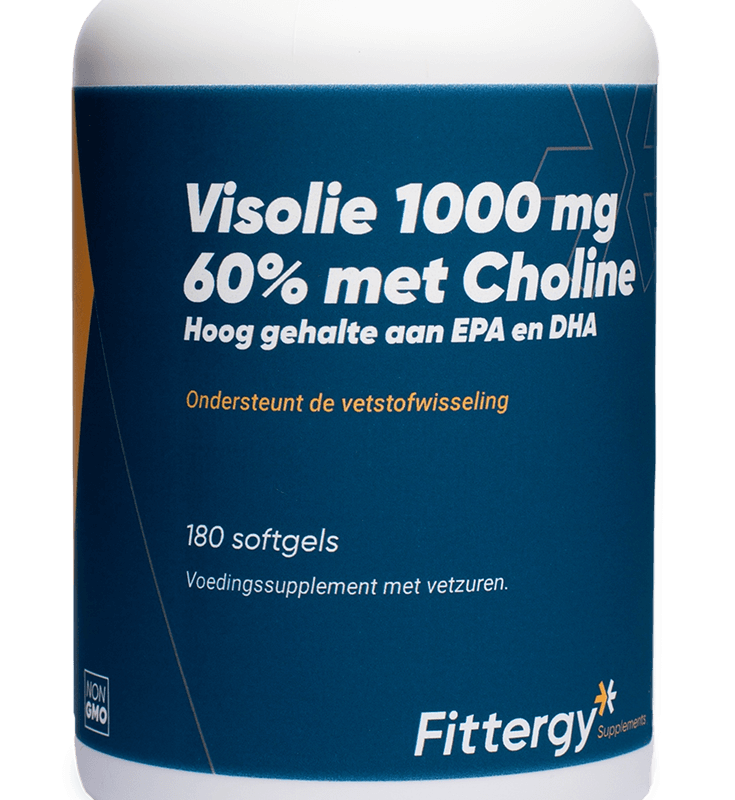 Visolie, 1000 mg, 60%, met choline, 180 softgels, Fittergy