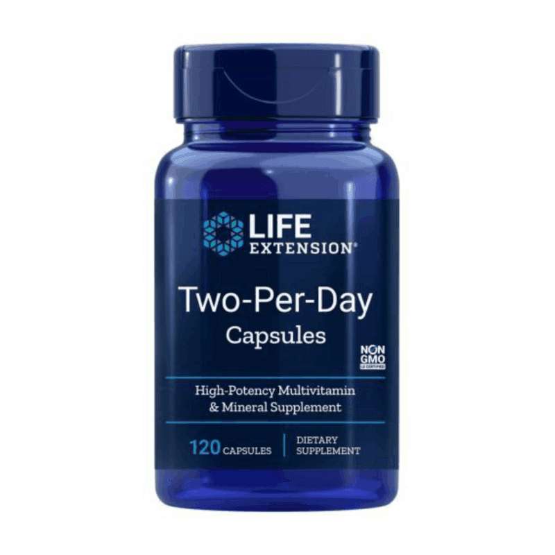 Life-Extension-Two-per-day-120-capsules vooraanzicht