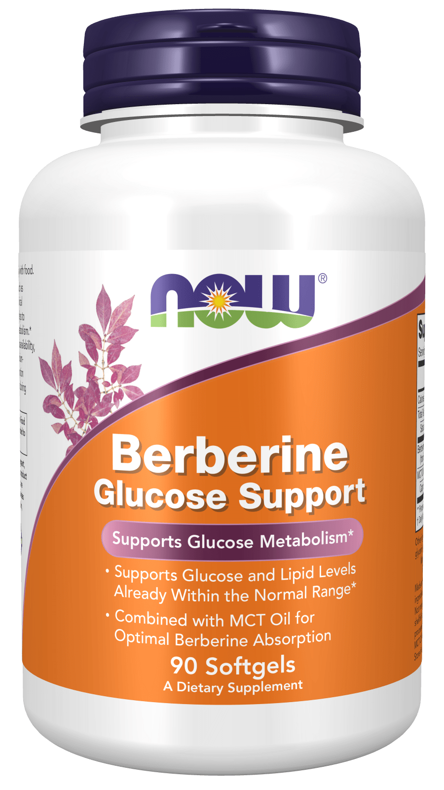 Berberine (Berberol) - 400 mg - 90 softgels - NOW foods