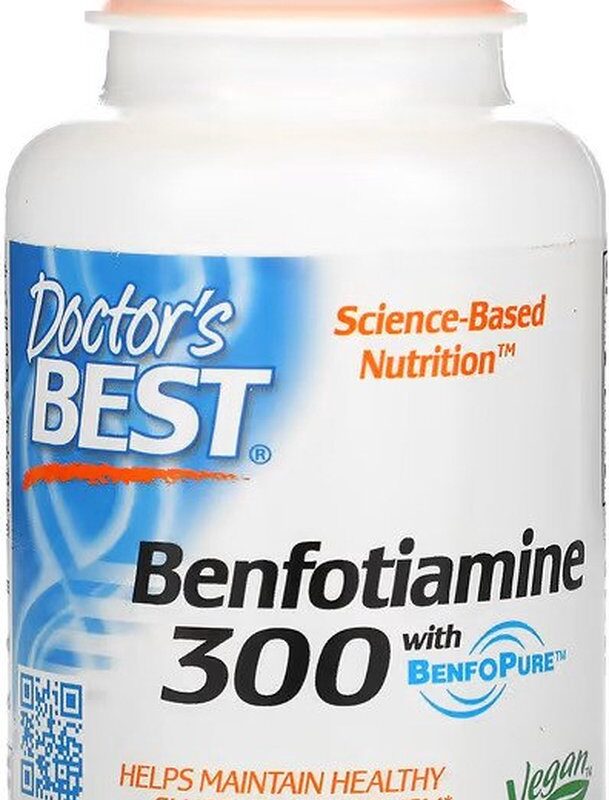 Benfotiamine, 300 mg, 60 caps, Dr's Best