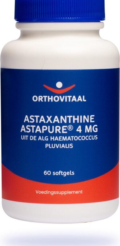Astaxanthine AstaPure, 4 mg, 60 softgels, Orthovitaal (tht. 03-2026)