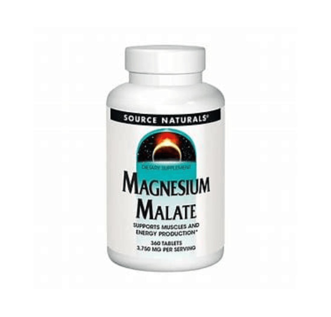 Source-Naturals_Magnesium-Malate-3750-mg-360-tablets vooraanzicht