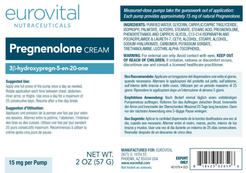 DHEA, crème, 57 gram, Eurovital