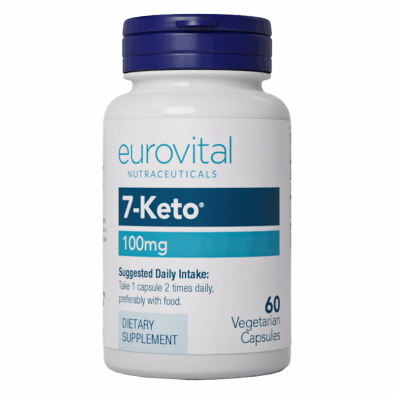 Eurovital 7-Keto DHEA 100 mg – 60 Vegan Capsules vooraanzicht