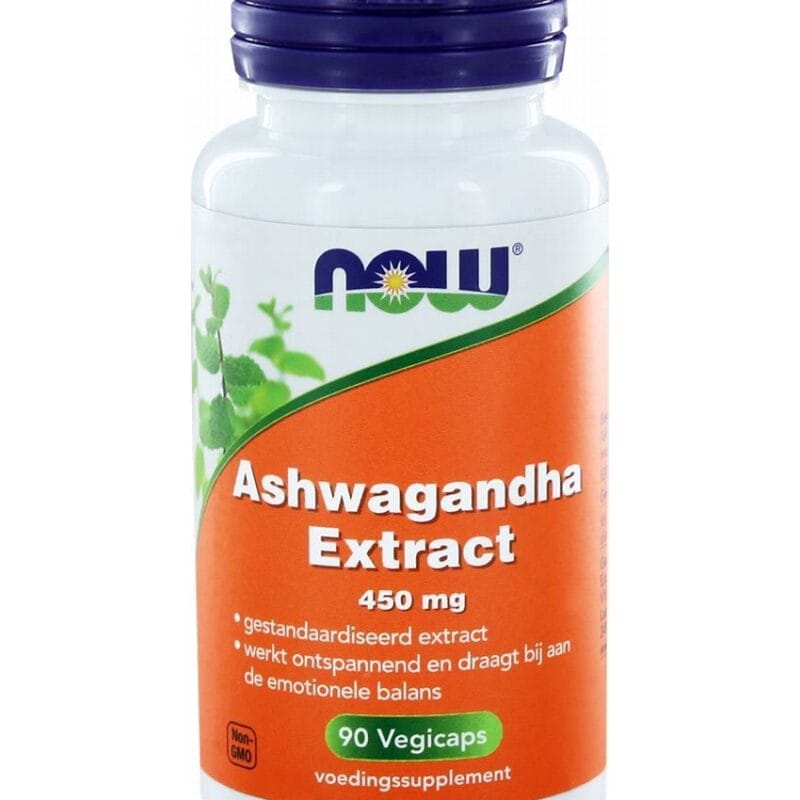 Ashwagandha, 450 mg, 90 veg.caps, Now Foods